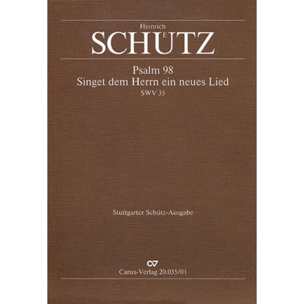 Singet dem Herrn ein neues Lied : aus: Psalmen Davids