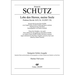 Lobe den Herren, meine Seele : aus: Psalmen Davids