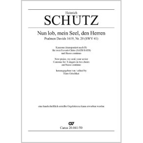 Nun lob, mein Seel, den Herren : aus: Psalmen Davids