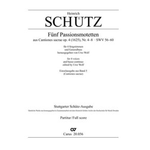 Schütz: Fünf Passionsmotetten