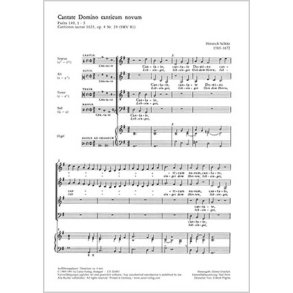 Cantate Domino [Lobsinget Gott dem Herrn] : aus: Cantiones sacrae