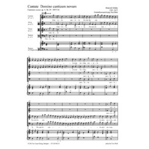 Cantate Domino [Lobsinget Gott dem Herrn] : aus: Cantiones sacrae