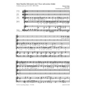 Inter Brachia Salvatoris mei : aus: Cantiones sacrae