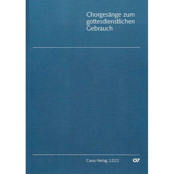 Chorges&auml;nge zum gottesdienstlichen Gebrauch : Chorheft 9, W&uuml;rtt.