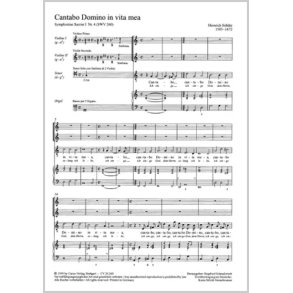 Cantabo Domino in vita mea : aus: Symphoniae Sacrae I