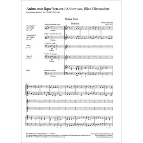 Schütz: Anima mea- Adiur vos, fili