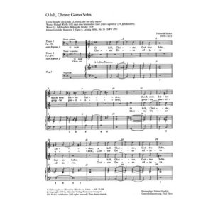 O hilf, Christe, Gottes Sohn : aus: Kleine geistliche Konzerte I