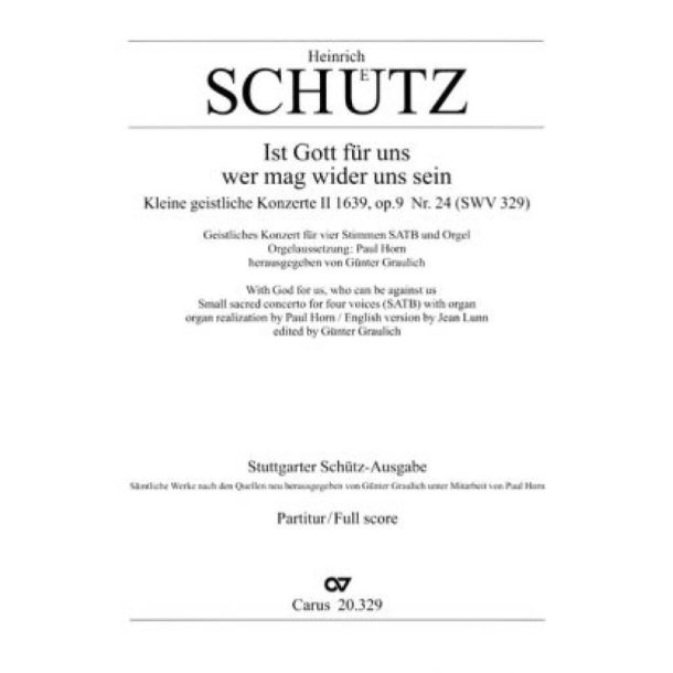 Ist Gott f&uuml;r uns : aus: Kleine geistliche Konzerte II