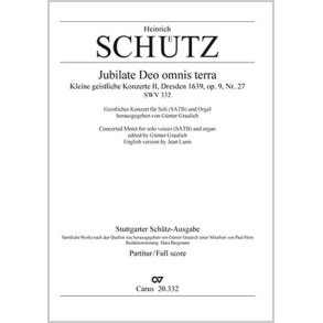 Jubilate Deo omnis terra : aus: Kleine geistliche Konzerte II