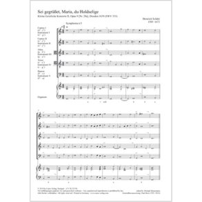 The annunciation : from: Kleine geistliche Konzerte II - SWV 333