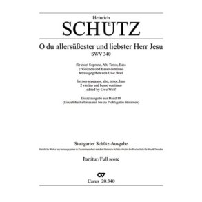 O du allersüßester und liebster Herr Jesu