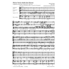 Meine Seele erhebt den Herren : aus: Symphonia sacrae II