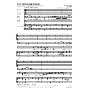 Herr, neige deine Himmel : aus: Symphoniae sacrae II