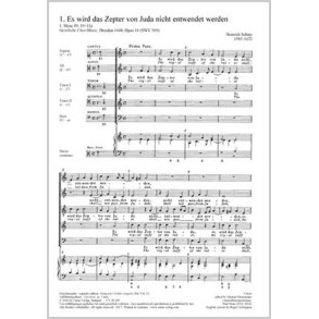 Es wird das Zepter von Juda : aus: Geistliche Chormusik