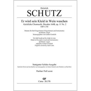 Er wird sein Kleid in Wein waschen : aus: Geistliche Chormusik