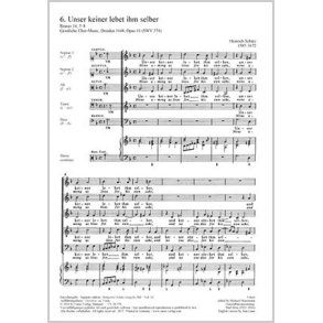 Unser keiner lebet ihm selber : aus: Geistliche Chormusik