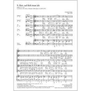 Herr, auf dich traue ich : aus: Geistliche Chormusik