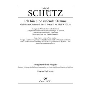 Ich bin eine rufende Stimme : aus: Geistliche Chormusik