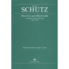 Das ist je gewisslich wahr : aus: Geistliche Chormusik