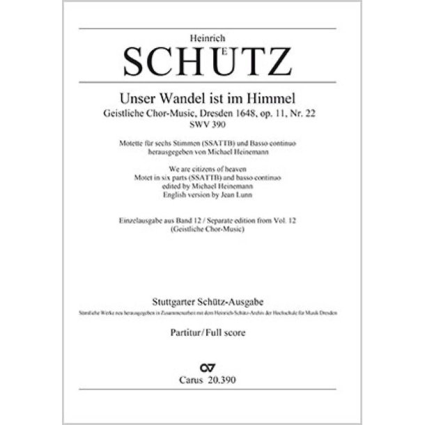 Unser Wandel ist im Himmel : aus: Geistliche Chormusik