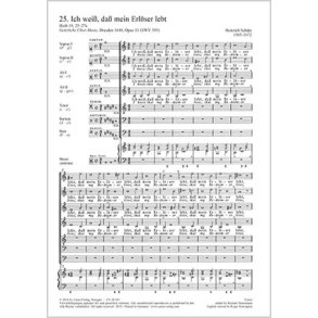 Ich weiß, daß mein Erlöser lebt : aus: Geistliche Chormusik