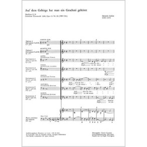 Auf dem Gebirge : aus: Geistliche Chormusik