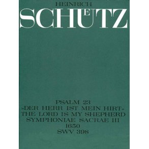 Der Herr ist mein Hirt : aus: Symphoniae sacrae III