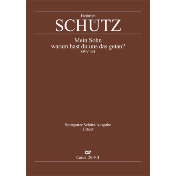 Mein Sohn, warum hast du uns das getan : Der zw&ouml;lfj&auml;hrige Jesus im Tempel. Aus: Symphoniae Sacrae III 1650