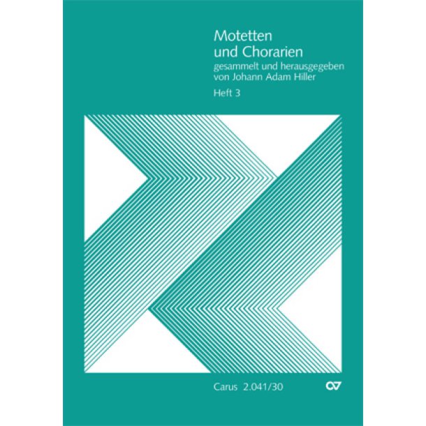 Motetten und Chorarien, Heft 3