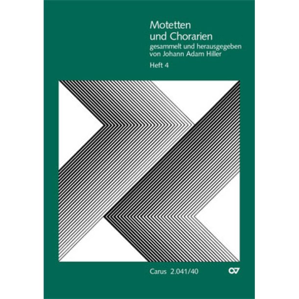 Motetten und Chorarien, Heft 4