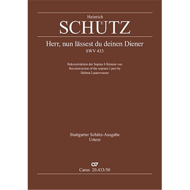 Lord, now lettest thou thy servant depart : Deutsches Nunc dimittis II - A Dorian - SWV 433