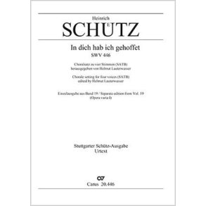 In Dich Hab Ich Gehoffet, Herr : SWV 446