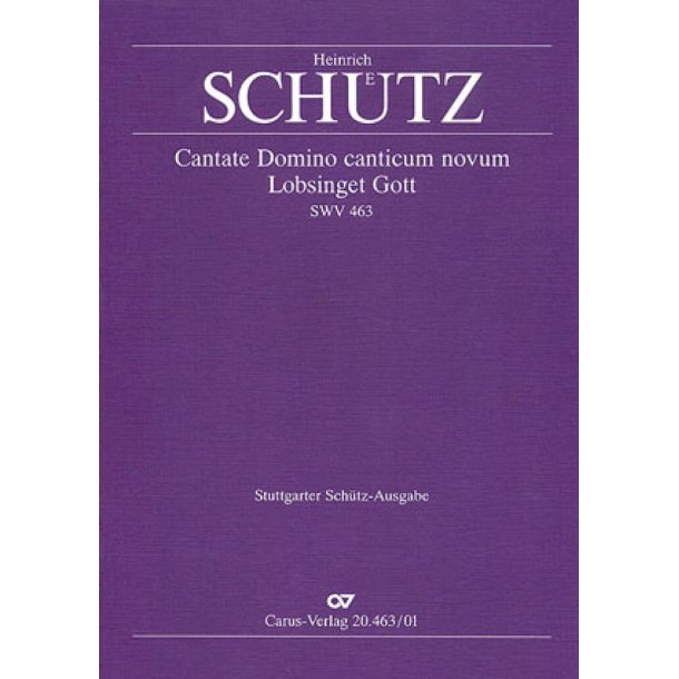 Cantate Domino canticum novum : Lobsinget Gott, dem Herrn