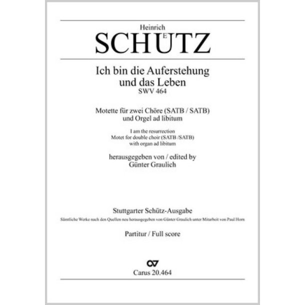 Ich bin die Auferstehung und das Leben : dorisch