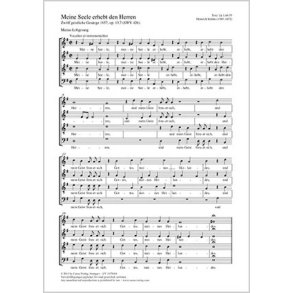 Meine Seele erhebt den Herrn : Magnificat. Aus: Des Königs und Propheten Davids 119. Psalm in 11 Stücken Opus ultimum