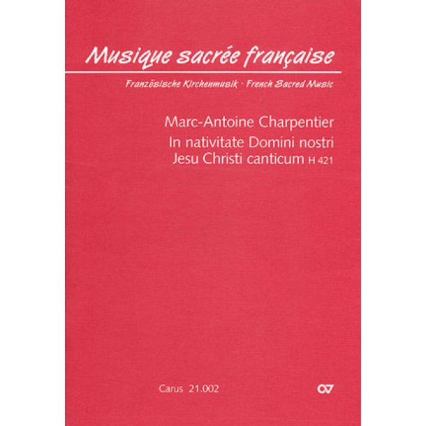 In nativitate Domini nostri Jesu Christi canticum : Weihnachtskonzert