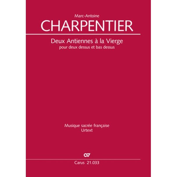 Deux Antiennes  la Vierge : H 18, 19