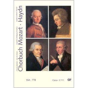 Chorbuch Mozart-Haydn I -geistliche Werke SSA-TTB