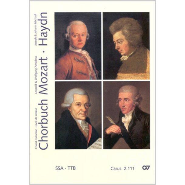 Chorbuch Mozart-Haydn I -geistliche Werke SSA-TTB