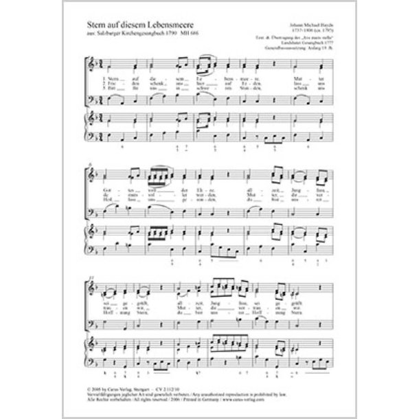 Stern auf diesem Lebensmeere- Heiligste Nacht