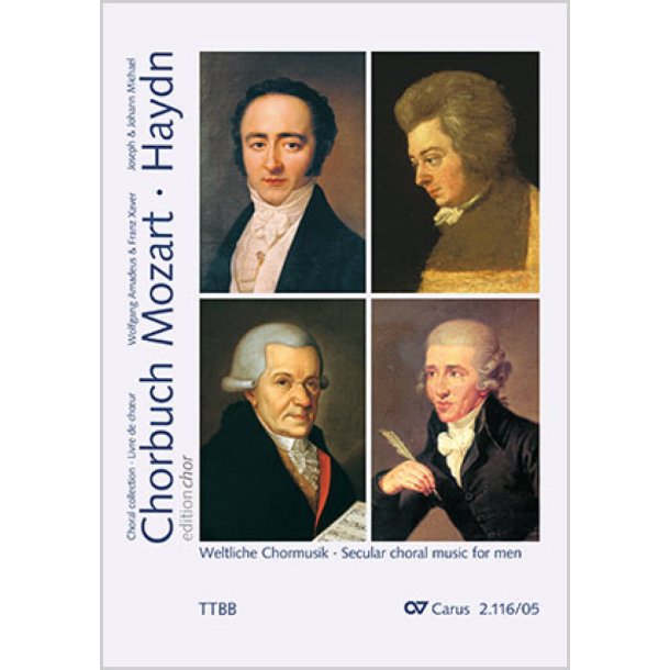 Chorbuch Mozart / Haydn VI [weltliche Werke TTBB]