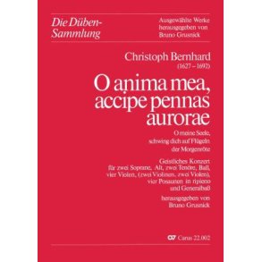 O anima mea, accipe pennas aurorae : O meine Seele schwing dich auf