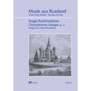 Chrysostomos-Liturgie op. 31 : für Chor a cappella mit singbarem deutschem Text