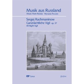 Ganznächtliche Vigil op. 37 : für Chor a cappella mit singbarem deutschem Text