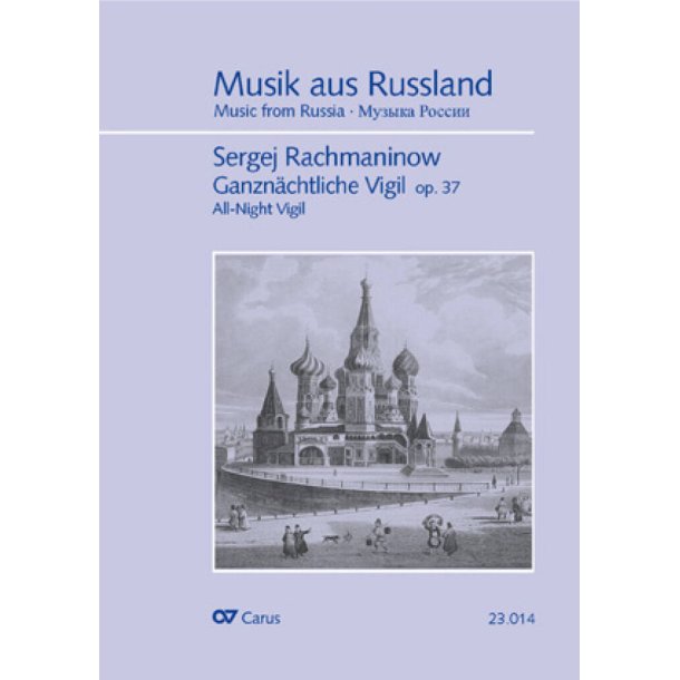 Ganzn&auml;chtliche Vigil op. 37 : f&uuml;r Chor a cappella mit singbarem deutschem Text