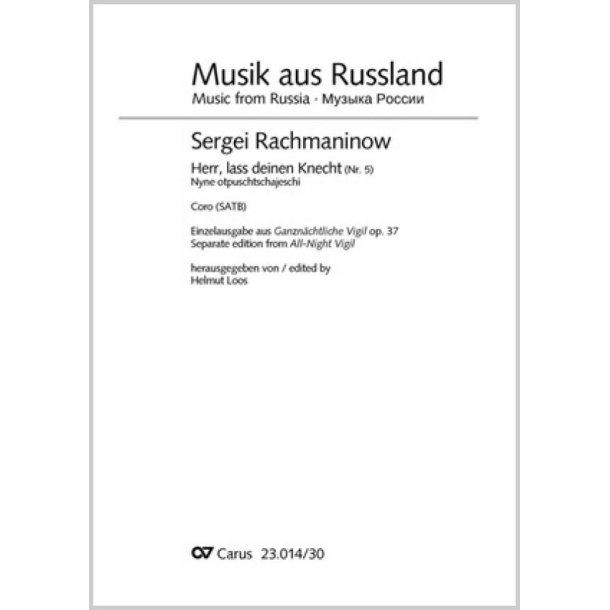 Herr, lass deinen Knecht : Nyne otpuschtschajeschi