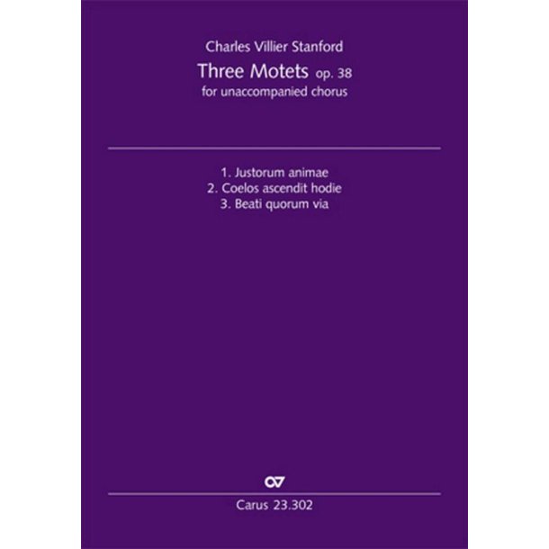 Three Motets Op. 38