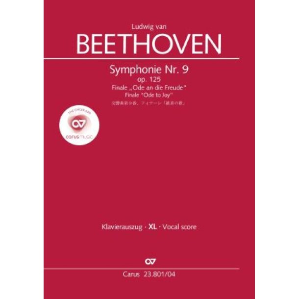 9e Symphonie Beethoven : Finale - Ode To Joy - XL Print