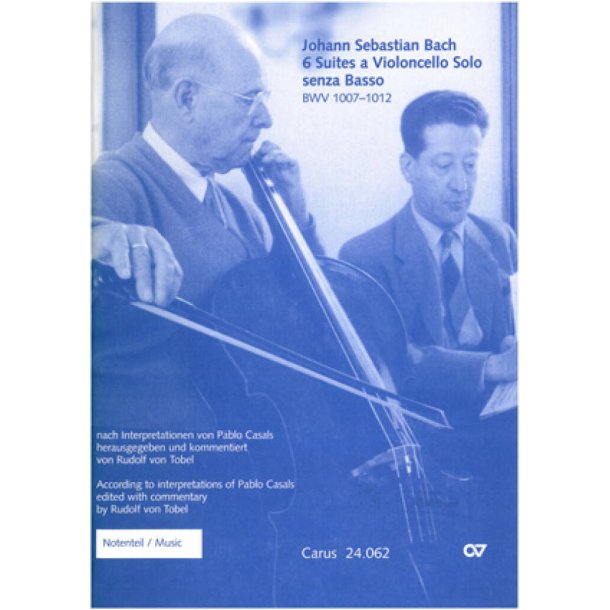 Casals/Tobel: Violoncelloschule Bach
