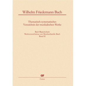 Bach-Repertorium 2: Wilhelm Friedemann Bach